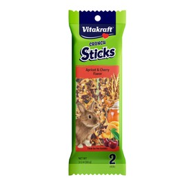 Vitakraft Crunch Sticks Rabbit Treat - Apple and Cherry - Rabbit Chew Sticks