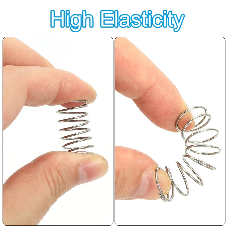 PATIKIL Compression Spring, 0.3mm Wire Dia x 3mm OD x