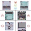 eXtremeRate White Custom Full Set Buttons for Gameboy Advance SP,