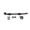 QCAA Solid Brass Dutch Door Bolt with Offset, Heavy Duty,