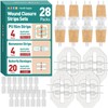 AZEN 28 Pack Wound Closure Strips, 3 Types Butterfly Bandages,