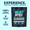 Beast Bites Creatine Infused Gummies – Sweet Blue Raspberry, 5g