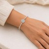 TClaudia Pulsera San Benito Plata 925 con Esferas para Mujer