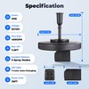 Floating Pond Fountain with RGB LED Lights, 400GPH, 3 Spray