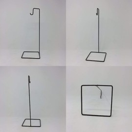 SPICE OF LIFE DTFF6160 Hook Stand, Low Type, Joseph Iron, Dark Brown, Height 13.8 inches (35 cm)