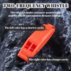 3 Pack Emergency Whistle, Super Loud Safety Whistle with Lanyard,