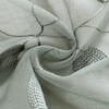 HOMEIDEAS Sage Green Sheer Kitchen Curtains 30 X 24 Inch