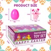 ThinkMax 12pcs Easter Eggs Filled with Finger Puppets for Easter