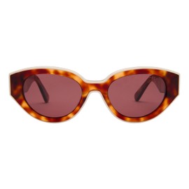 I-SEA Women's Polarized Sunglasses - Suki - Honey Tort/Plum Lens
