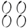 Litoexpe 4 Inch Stainless Steel Worm Gear Hose Clamp 4
