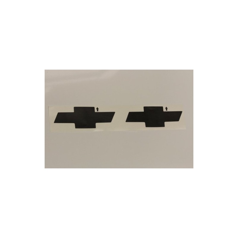 Bowtie Overlay Decals - 2006-2013 Impala - (Color: Flat Black)