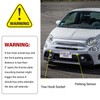 Heavy Duty Front License Plate Bracket Compatible with Fiat 500X