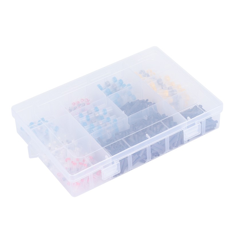 500pcs Heat Shrink Tube Butt Connectors Set Solder Seal Electrical