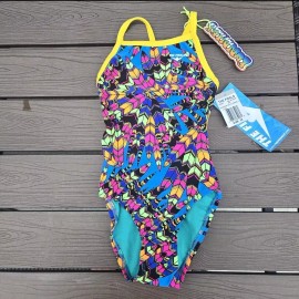 The Finals (TYR) TYR The Finals Women Woodstock No Foil Swimsuit Flutterback  -Size 38 New