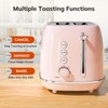 Toaster 2 Slice Stainless Steel with 6 Bread Shade Settings,
