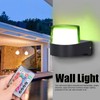 Outdoor Wall Sconce 5W RGB Remote Control LED Waterproof Wall