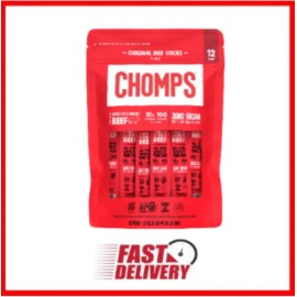 Wholesale Clubs DirectChomps Original Beef Sticks, Mild, 12 Individually Wrapped