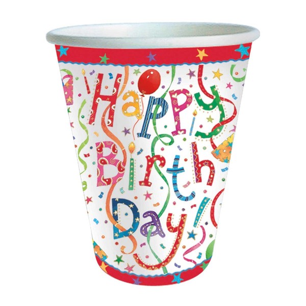 [Caspari] Scum Paris Paper Cup Happybirthday