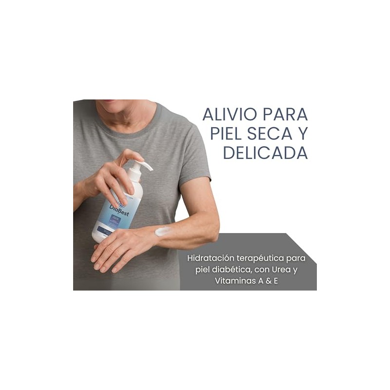 Diabest 500ml. | Crema para Pies Agrietados y Piel Muy