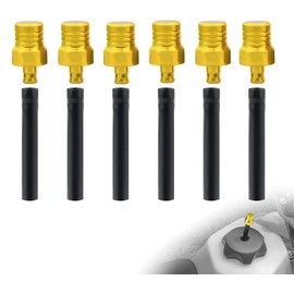 MCHMFG 6 Pcs Fuel Gas Tank Cap Breather Vent Hose for 50cc 110cc 125cc 150cc SSR XR50 Apollo Pit Dirt Bike Tao tao Kids ATV Quad Bike (Gold)