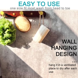 Mr.Cui'shop 12 Pack Bulk 4" 100% Natural Exfoliating Loofah Bath Sponge Scrubber, Great for Skin Care in The Bath, Spa or Shower - Deep Clean & Invigorate Your Skin - Remove Dead Skin Cells