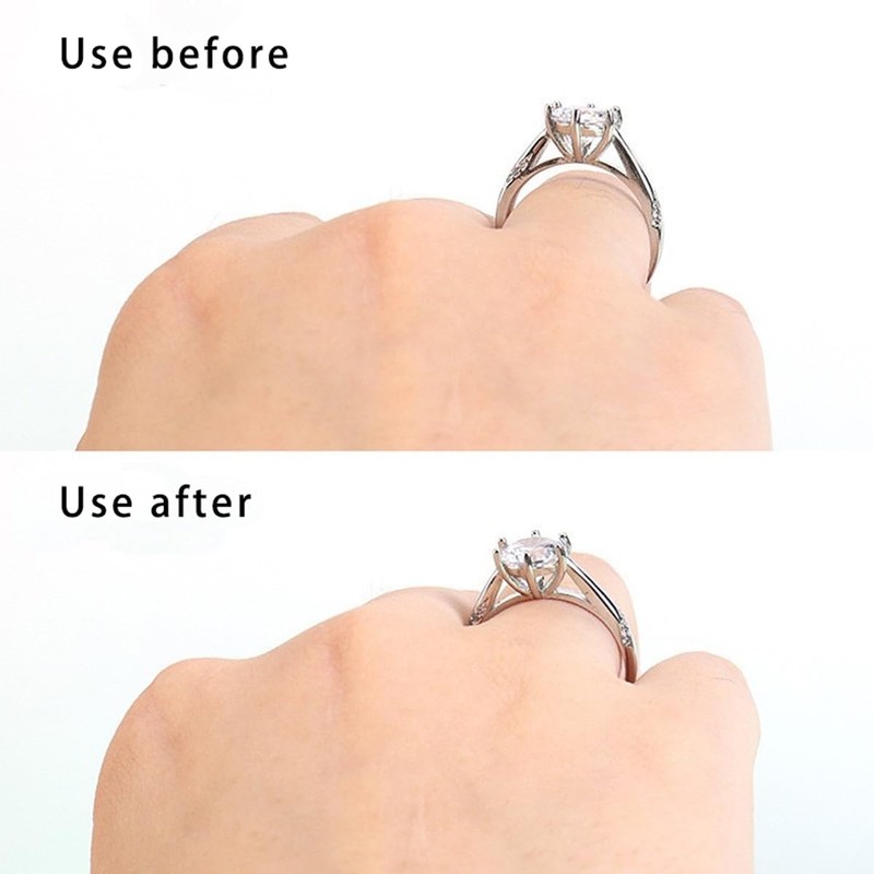 Pack of 16 Ring Reducer, Invisible Ring Size Adjuster for