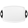 Chop & Serve Double Handle Board - White Kitchen Chopping
