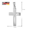 trendor Silver Gents Necklace with Cross Pendant 63607