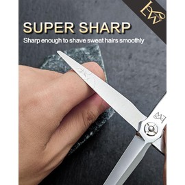 LUNWENKSC Professional Hair Scissors 6”,Undergoes Rigorous 118-Step Process,Hair Cutting Scissors Professional For Women & Men,440C Steel,1 Pack