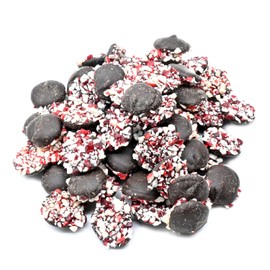 Candy Retailer Dark Chocolate Peppermint Crunch Chocolate Drops 1 Lb