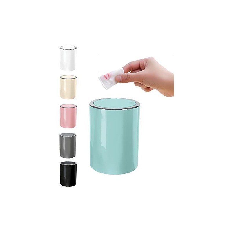 KW Clappe 1.7Ltr Counter Top Waste Bin/Mini Swing Bin/Compost Bin