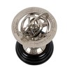 5" Nautical Brass Armillary Sphere World Globe Chrome Maritime Nautical