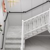 7ft Staircase Handrail for Indoor Stairs, Modern Hand Railings Grab