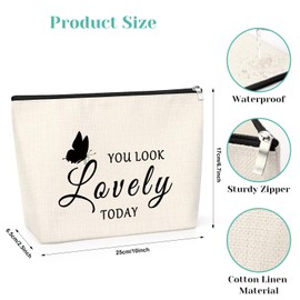 Encouragement Gift for Friend Sister Makeup Bag Sister Birthday Gift Sister Gift from Sister Inspirational Gift for Bestie Motivational Gifts for Women Girl Cosmetic Bag Graduation Gift for Bestie