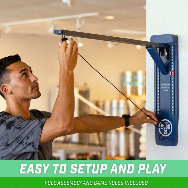 GoSports Hook21 Ring Swing Game -Ring Toss Game with Foldable