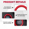 Riloer 1Pc Red Start Stop Engine Button Cover Ring Compatible