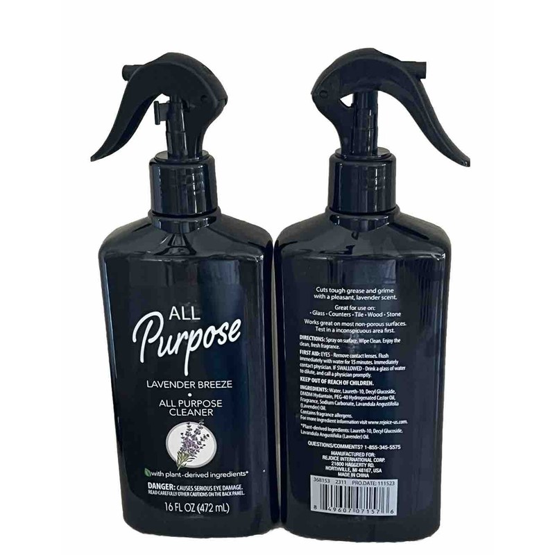 Rejoice All Purpose Cleaner Plant Derived Lavender Breeze Scent 2-16