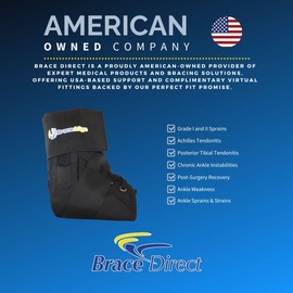 Figure 8 Strapping Ankle Brace PDAC L1902 - Immobilization Post Injury, Lightweight for Quick Lace Up & Inversion/Eversion Control, Sport Brace for Volleyball, Basketball, Running, Soccer and More