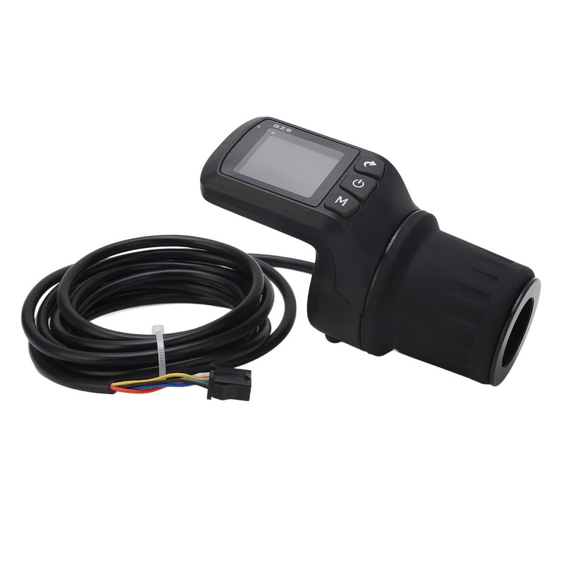 Electric Bike Meter Kit ABS LCD Display Panel Half Handle