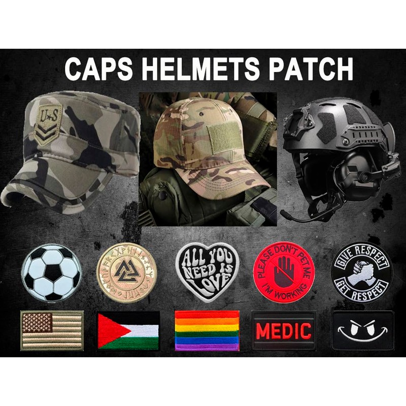 2 Pcs Red Funny Do Not Feed Patch Emblem Embroidered