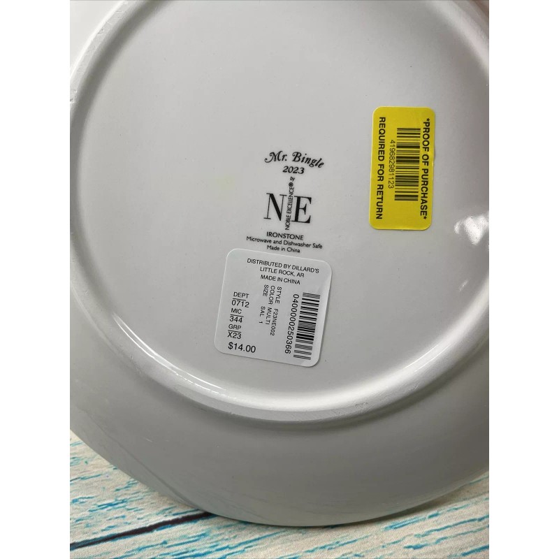Noble Excellence 2023 Mr Bingle 8.5” plates by Noble Excellence