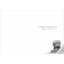 Noel Tatt - 60th Male Birthday Card - 60 Years Young Puppy Wearing Flat Cap - For Him, 172 x 125 mm