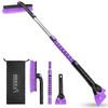 HEEYA 48 Inch Long Snow Brush for SUV, Extendable Ice