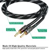 InnoStars 14AWG Premium Heavy Duty Braided Speaker Wire Cable (15