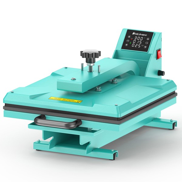Delclynee Auto 15"x15" Heat Press Machine with Automatic Press and