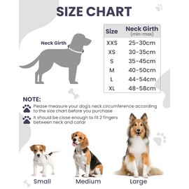 Kaka Mall Adjustable, Breathable, Reflective Nylon Dog Collar