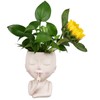 Face Flower Pot Head Planter Pot Cute Resin Succulent Planter