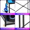 X-cosrack 33.5" Small Gaming Desk with LED Lights & Long