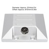 Road Monitoring Prism 25.4mm Diameter 8.92mm Offset Aluminum Alloy Ground