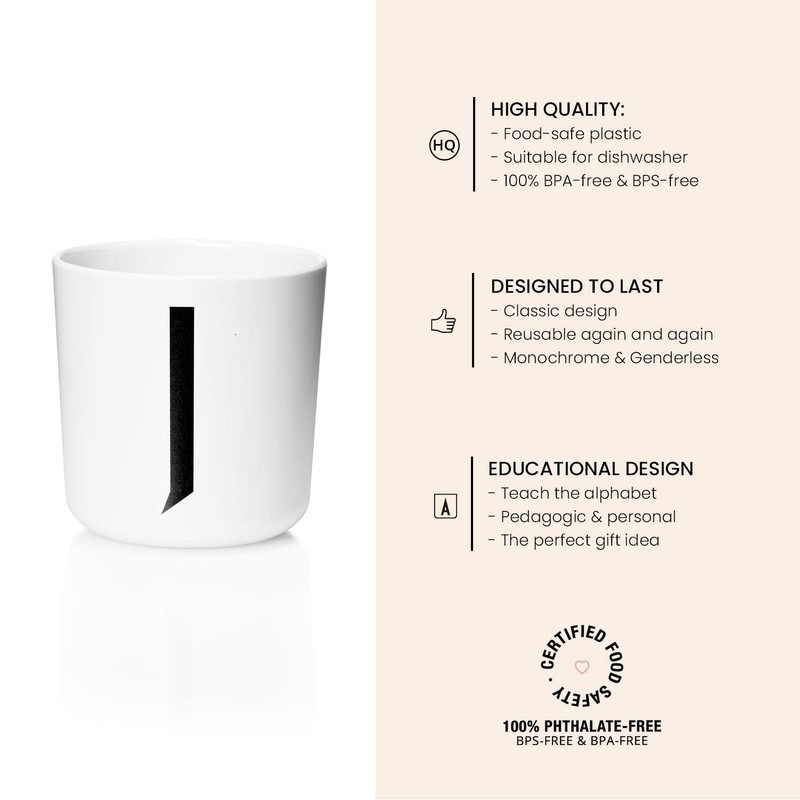 【DESIGN LETTERS】MELAMINE CUPS　メラミンカップ J